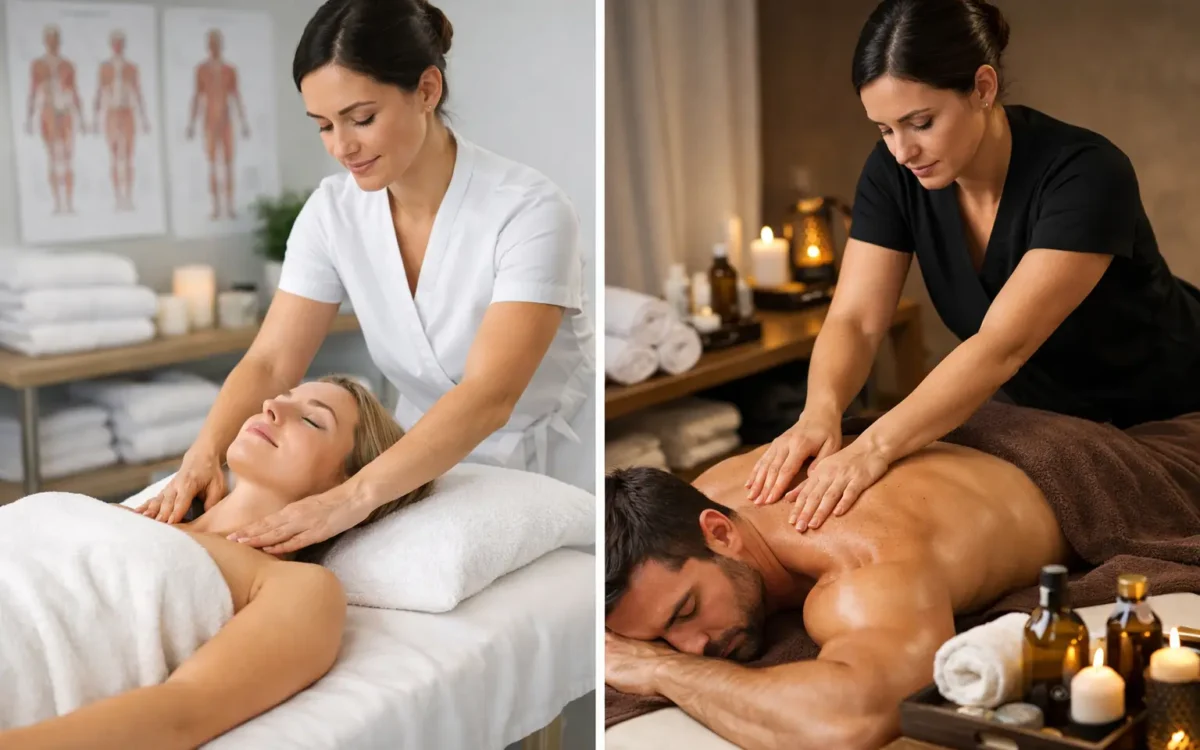 Lymphatic Drainage vs Deep Tissue Massage